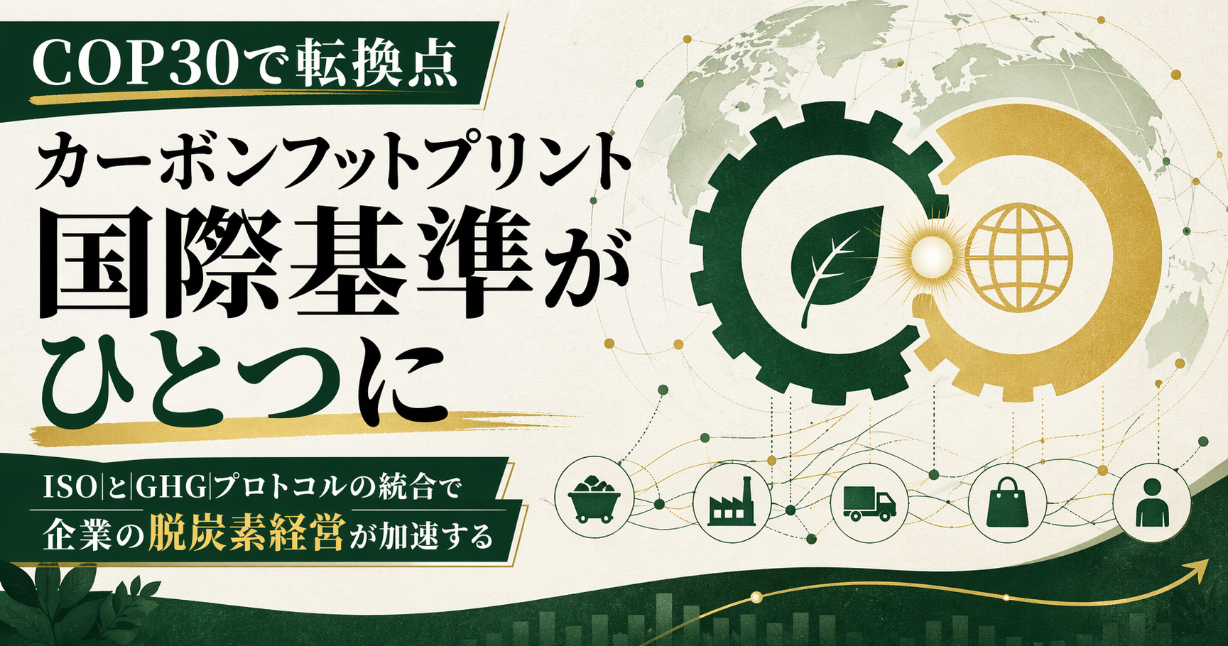 CFP・LCA国際調和化のコンセプトイメージ